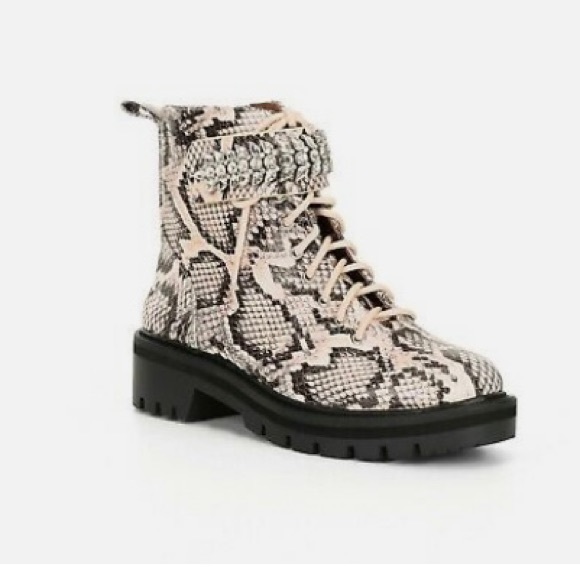 NWOB Antonio Melani Combat Boots - Picture 3 of 8